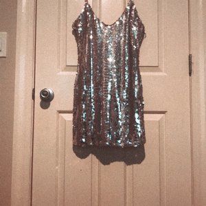 Sequin Mini Dress